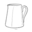 Jug Conic - 01/Crema