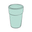 Latte Mug - 05/Acquamarina