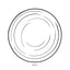 Kuchen-/Pizzateller - 01/Crema