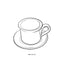 Espressotasse mit Untertasse - 01/Crema