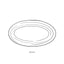Small Oval - 32/Saffron