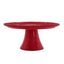 Footed Pie/Cake Plate - 11/Rosso