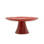Footed Pie/Cake Plate - 11/Rosso