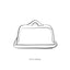 Butter Dish - 15/Salvia