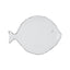 Fish Plate Small - 08/Bianco