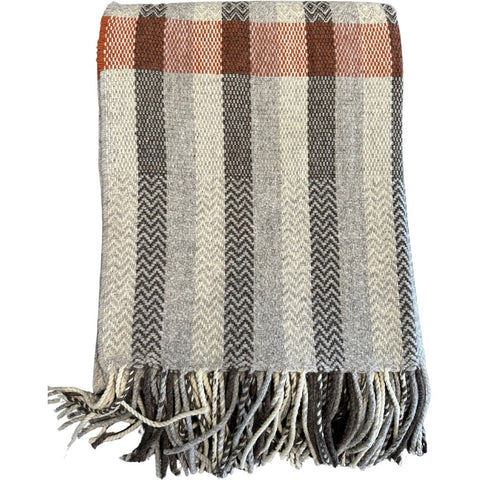 Burel Factory represented by 55° North Aurora Blanket Blanket Sarrubeco/Terracotta 6/3