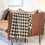 Burel Factory represented by 55° North Blanket, Pied de Coq Blanket Black and Pearl 41/18