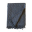 Burel Factory represented by 55° North Blanket, Pied de Coq Blanket Dark Grey 45/5