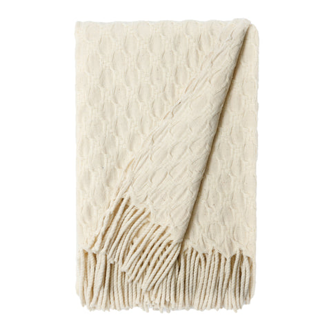 Burel Factory represented by 55° North Blanket, Pied de Coq Blanket Pearl 42/1