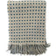 Burel Factory represented by 55° North Blanket, Vintage Blanket Dark Dusty Blue,Beige and Pearl 27/67