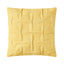 Burel Factory represented by 55° North Cushion, Cross Draped Cushion Cover Amber Yellow