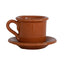 CASAgent Espressocup W Saucer - 12/Arancio Cups Arancio