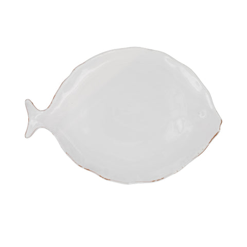 CASAgent Fish Plate Large - 08/Bianco Fish Bianco